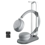 Yealink BH72 with Charging Stand Teams Light Gray USB-A – 1208611