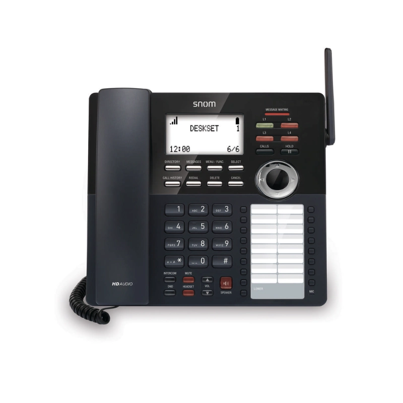 Snom M18 KLE – SIP DECT 4-Line Deskset