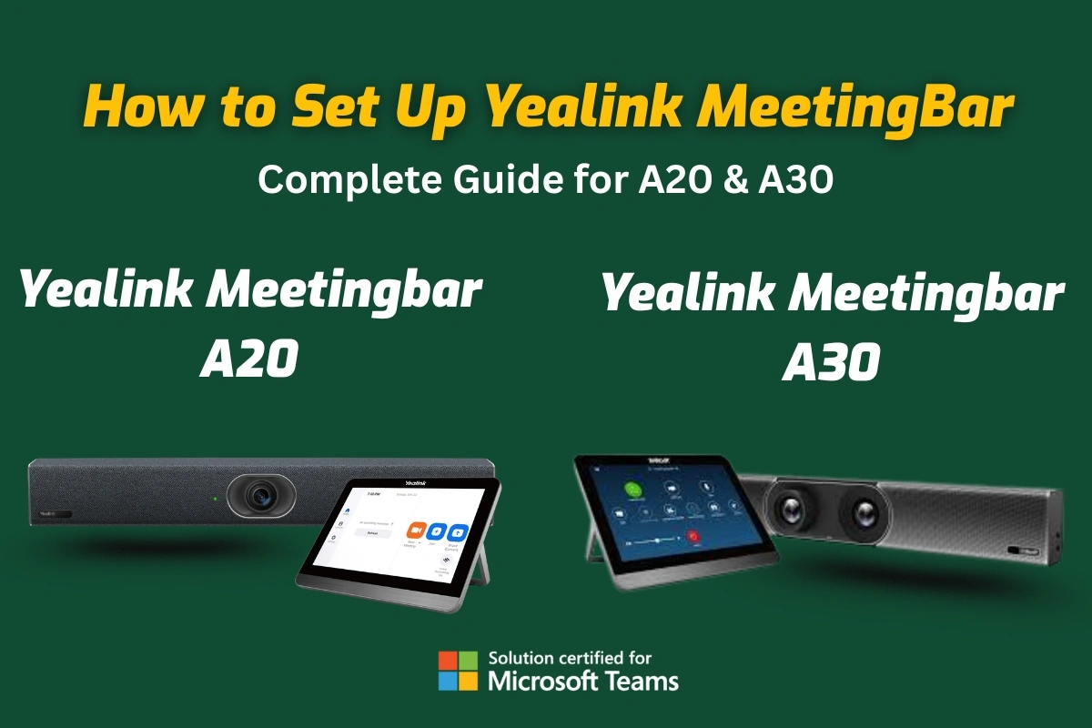 How to Set Up Yealink MeetingBar