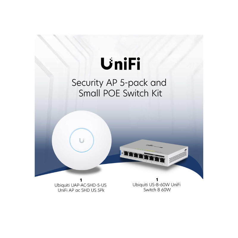 Ubiquiti Security AP PoE Switch Kit