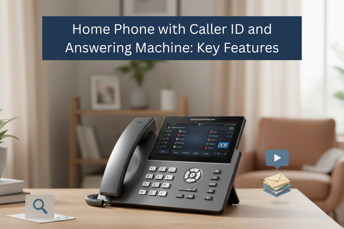 Home Phone with Caller ID and Answering Machine