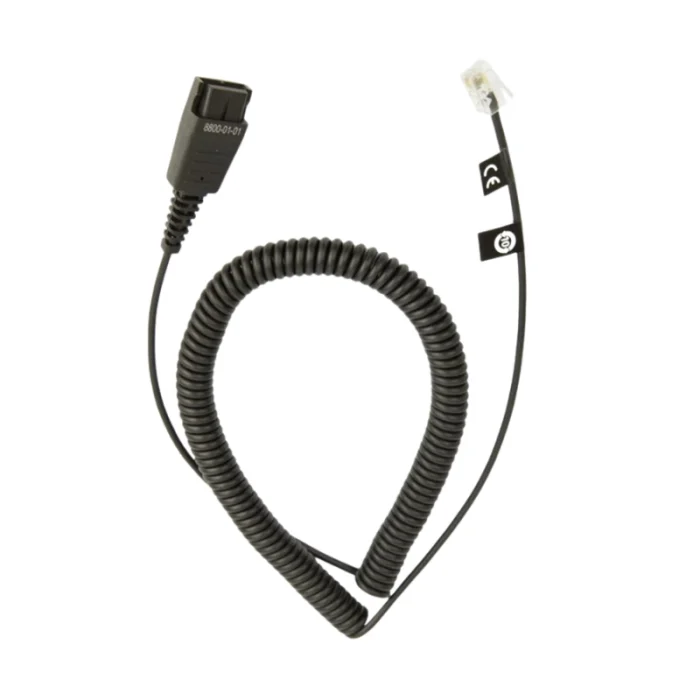 Jabra coiled cord