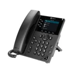 HP Poly VVX 350 6-Line IP Phone and PoE-enabled GSA/TAA – 89B71AA#ABA