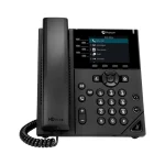 HP Poly VVX 350 6-Line IP Phone and PoE-enabled GSA/TAA – 89B71AA#ABA